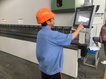 Blue Metal Press Brake 50HZ Tần số cong